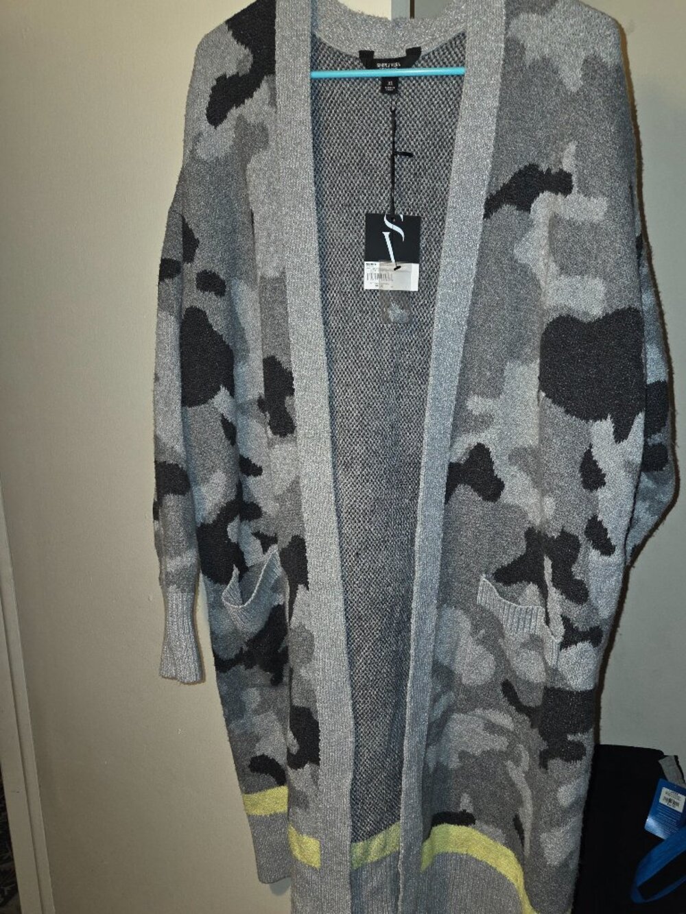 Womens cardigan coatigan size XL warm